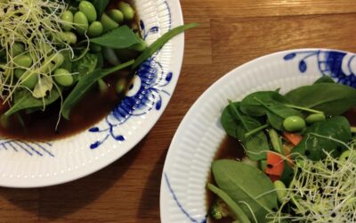 Misosuppe med grøntsager